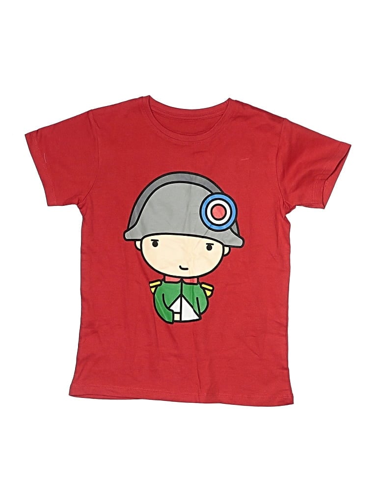 UNBRANDED Pre-owned Kids' Short Sleeve T-shirt In Red