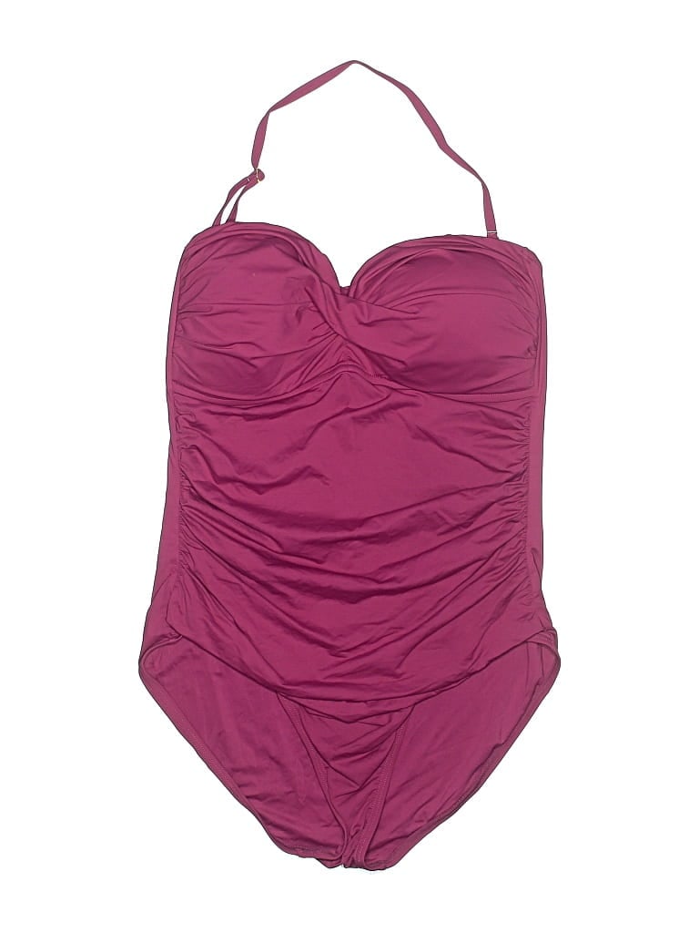 Click to view more detailed imagery on our partner's website Pre-owned Anne Cole Signature One Piece Swimsuit In Pink