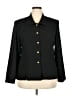 Leslie Fay 100% Polyester Black Blazer Size 18 - photo 1