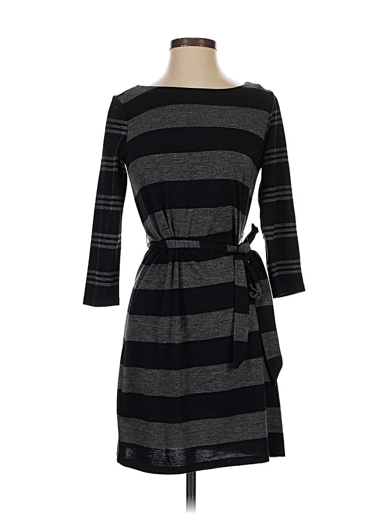 Pre-owned Ann Taylor Loft Casual Dress In Gray