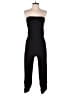 Aqua Solid Black Jumpsuit Size S - photo 1
