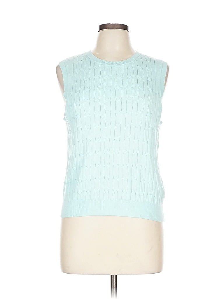 Pre-owned J.crew Factory Store Sweater Vest In Blue