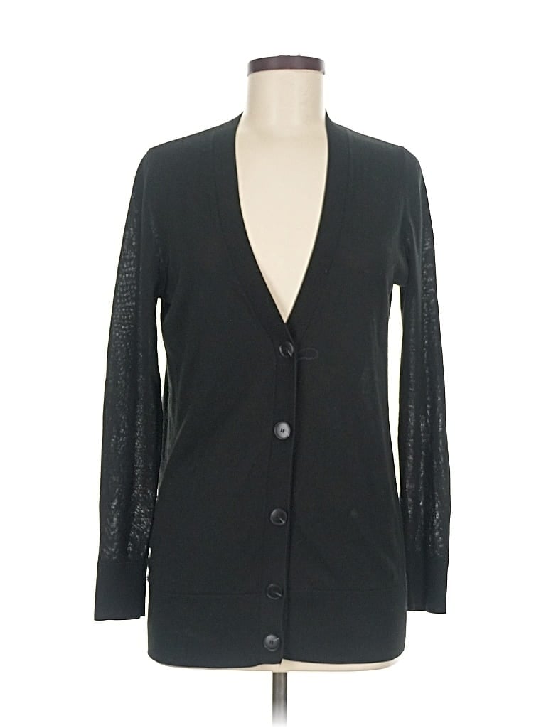 Pre-owned Ann Taylor Loft Cardigan Sweater In Black