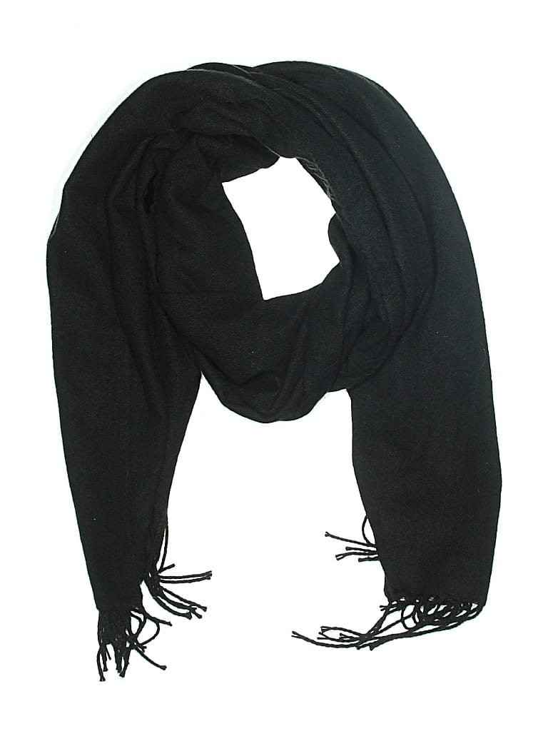 Pre-owned Assorted Brands Scarf In Black