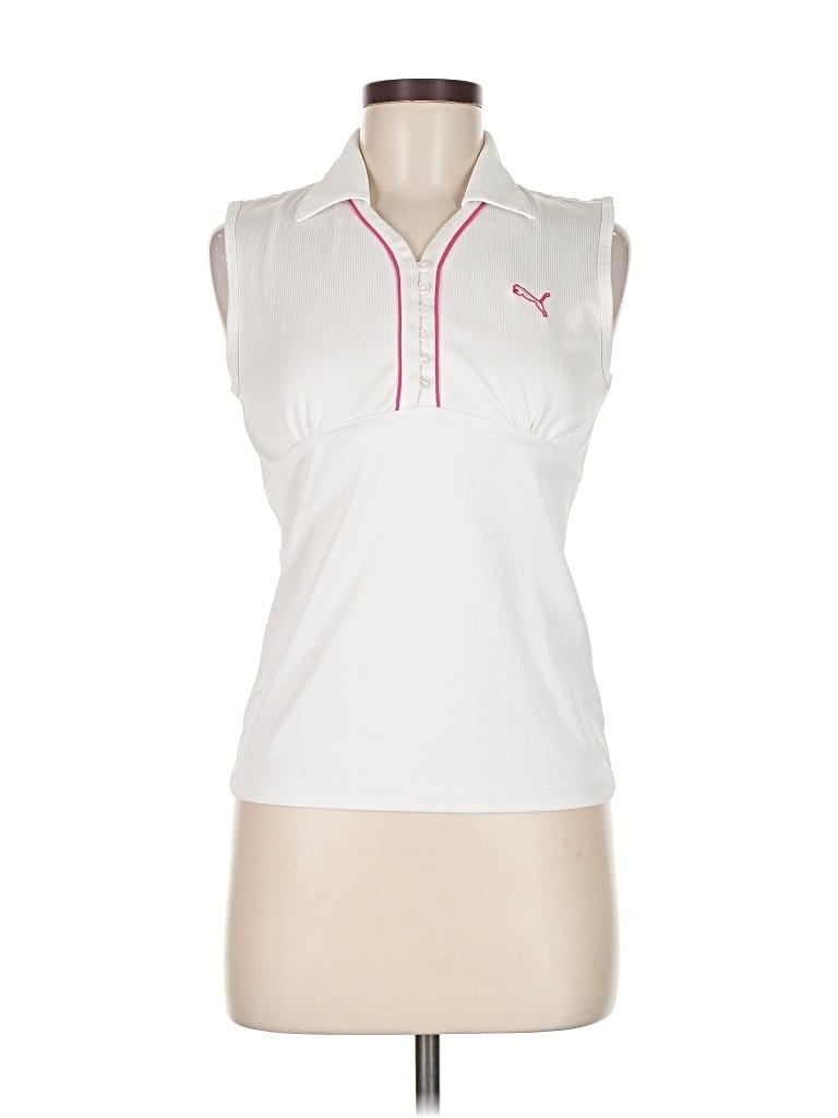 Click to view more detailed imagery on our partner's website Pre-owned Puma Sleeveless Blouse In White