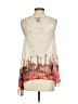 Juma 100% Silk Ivory Sleeveless Silk Top Size XS - photo 2