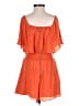 Alice + Olivia 100% Viscose Solid Orange Romper Size 0 - photo 2