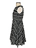 Assorted Brands 100% Polyester Graphic Black Casual Dress Size S - photo 5