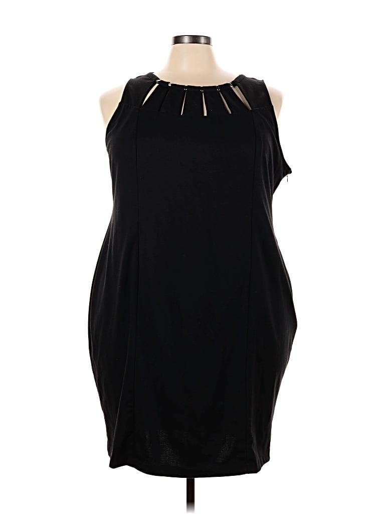 Pre-owned Lane Bryant Cocktail Dress In Black