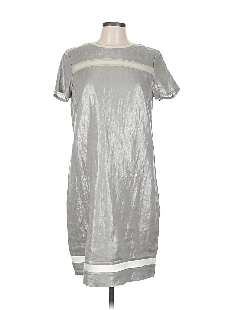 Pre-owned Elie Tahari Casual Dress In Silver