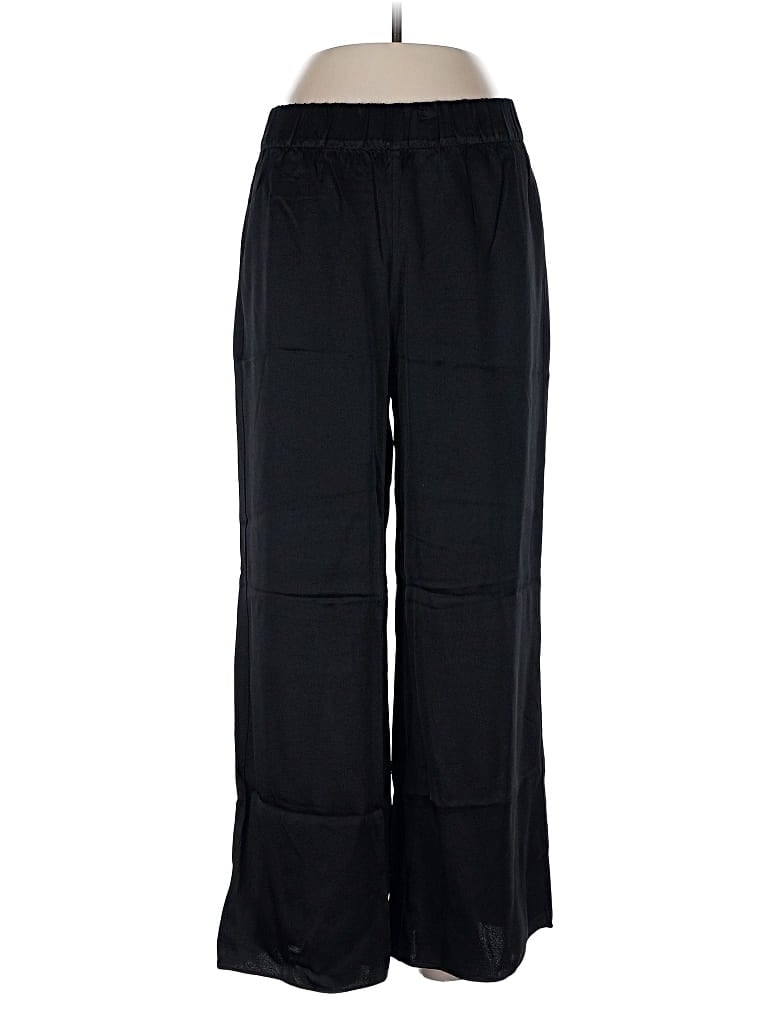 Pre-owned J.crew Collection Track Pants In Black