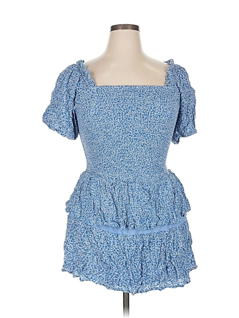 JAPNA Pre-owned Casual Dress In Blue