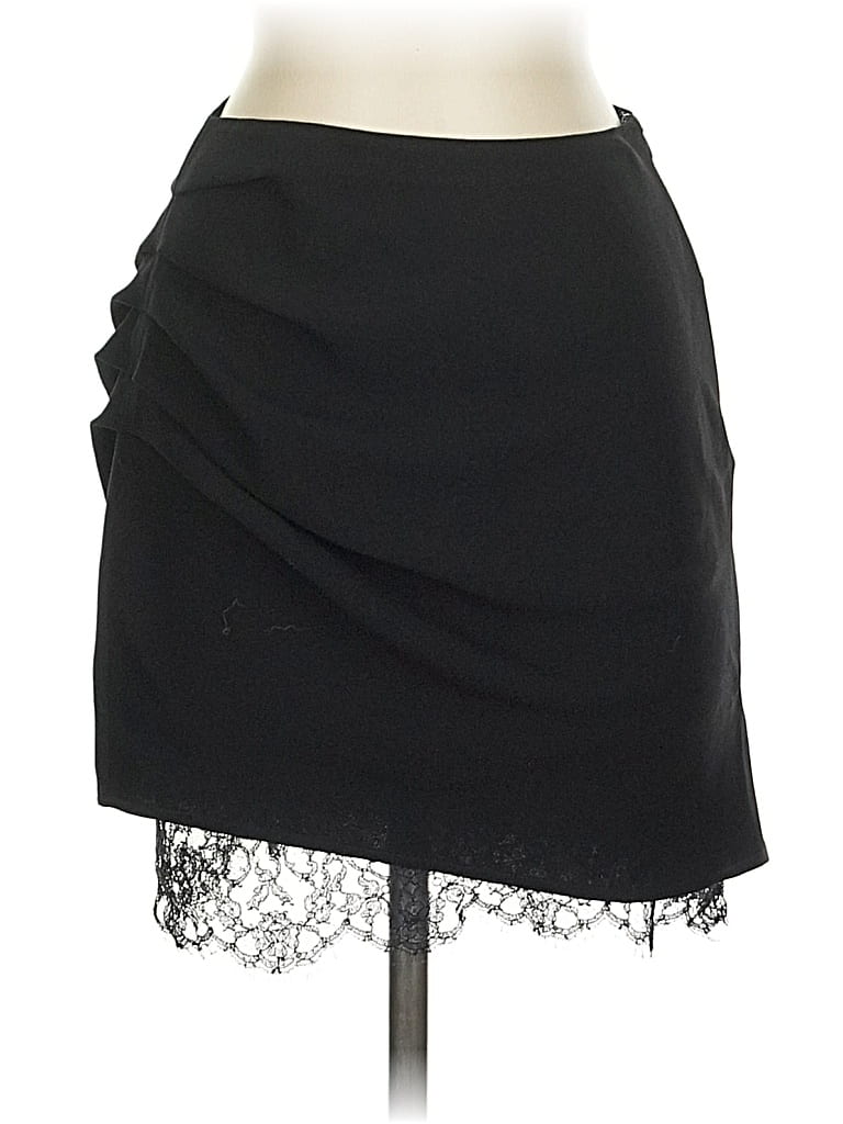 Pre-owned Fleur Du Mal Formal Skirt In Black