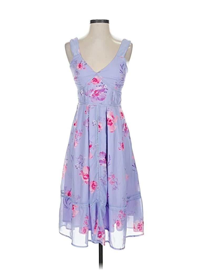 Pre-owned Wayward Fancies Cocktail Dress In Purple