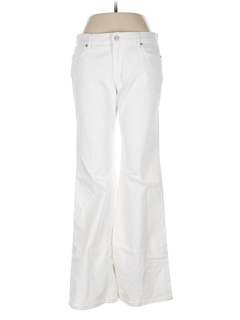 Pre-owned Ann Taylor Loft Jeans In White