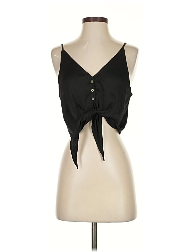 Pre-owned Intimately By Free People Sleeveless Blouse In Black