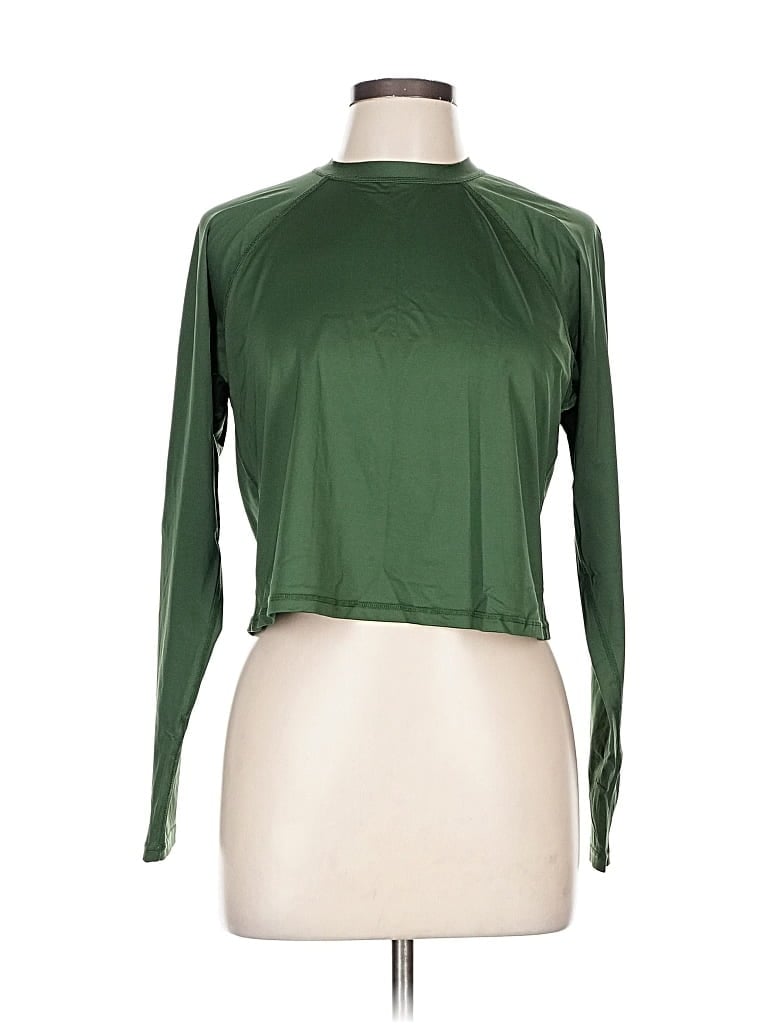 Pre-owned Kona Sol Long Sleeve T-shirt In Green