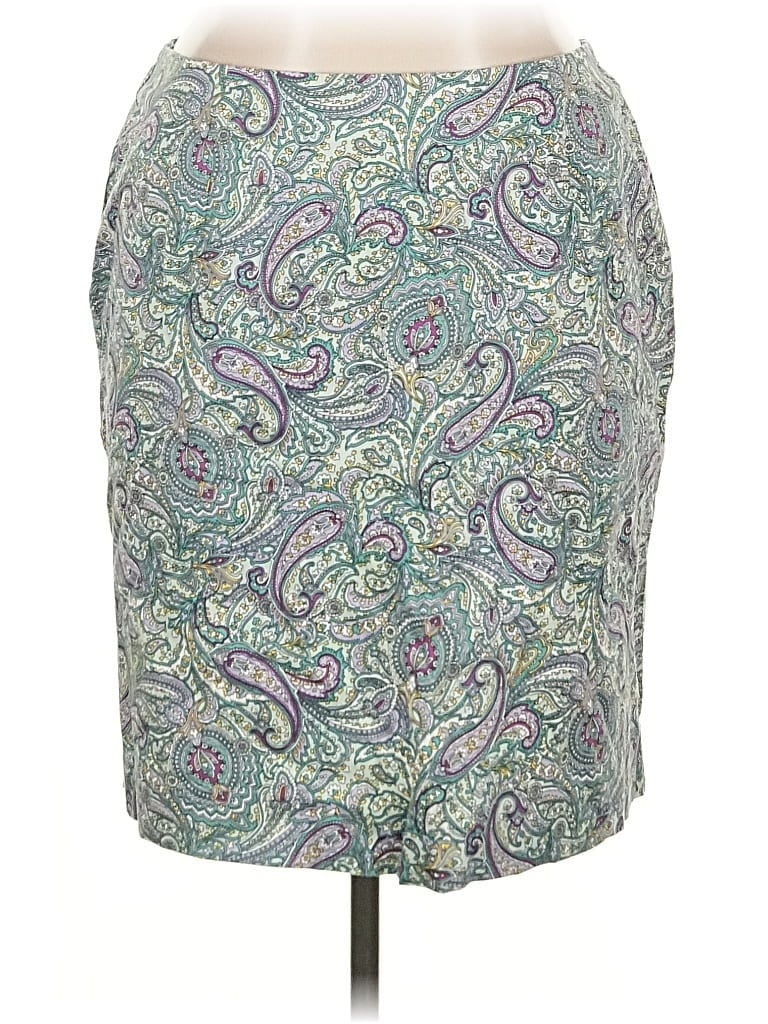 Pre-owned Talbots Outlet Casual Skirt In Green