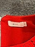 A.L.C. 100% Polyester Red Short Sleeve Top Size 8 - photo 6