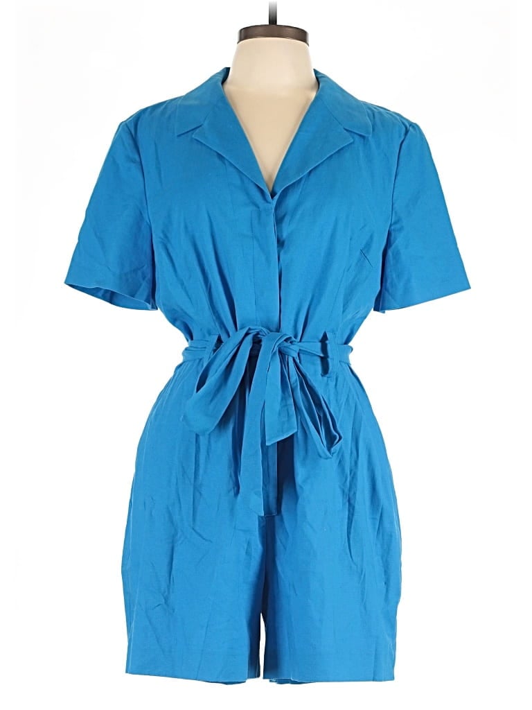 Alex Marie Romper In Blue