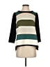 Troubadour 100% Polyester Color Block Green 3/4 Sleeve Top Size 4 - photo 1