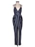 BCBGeneration Stripes Blue Jumpsuit Size XS - photo 1