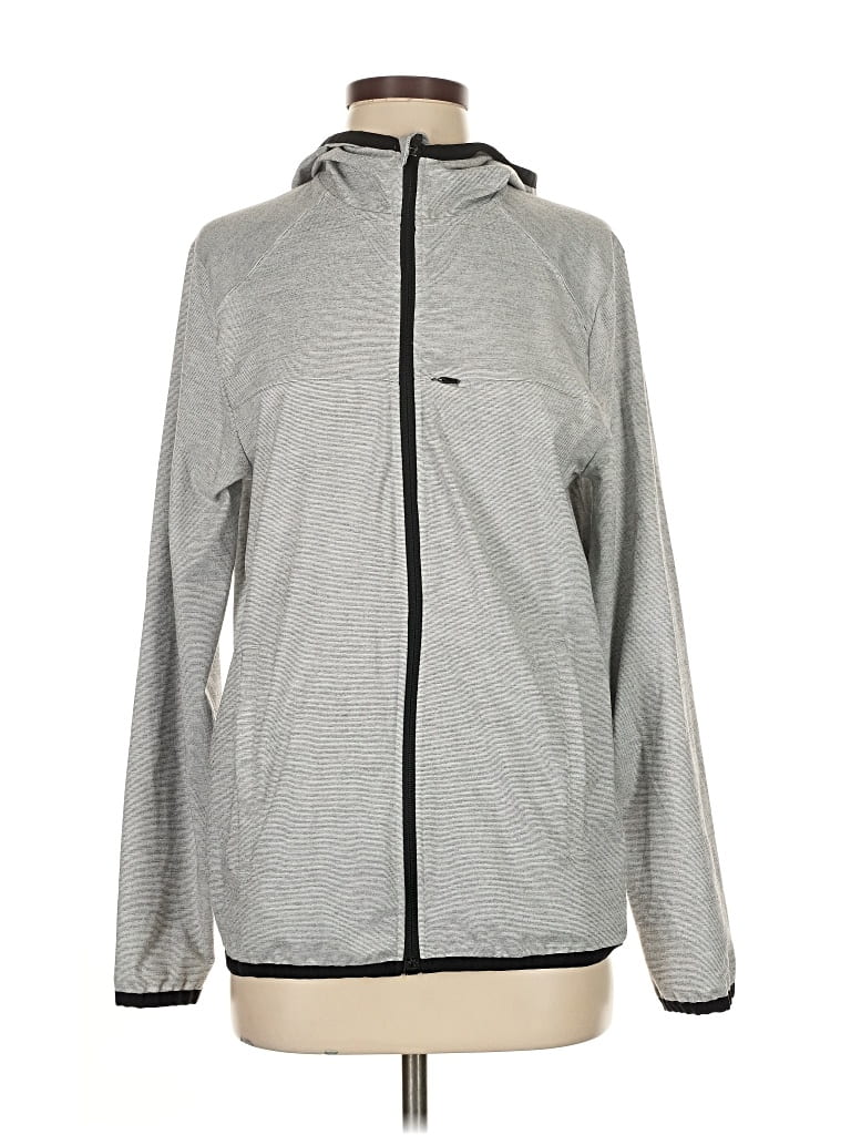 Pre-owned All In Motion Track Jacket In Gray