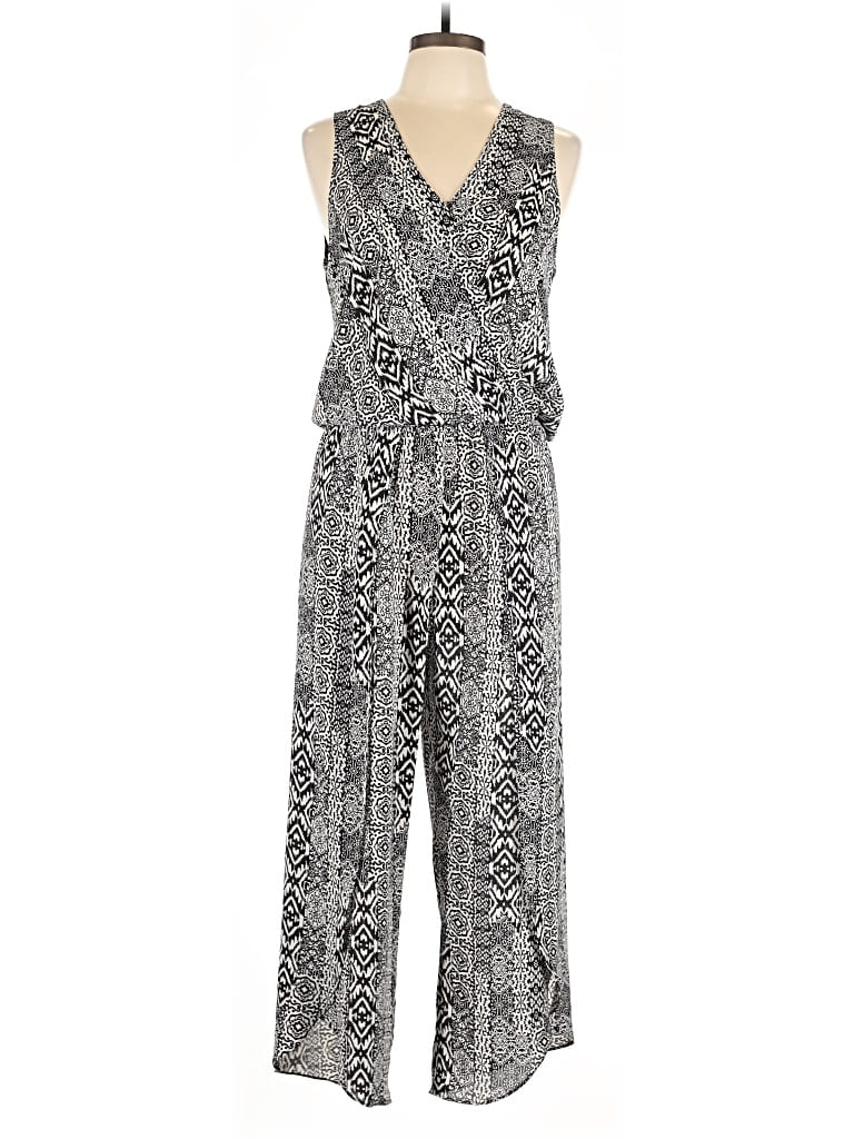 Pre-owned Peyton Jensen Jumpsuit In Gray