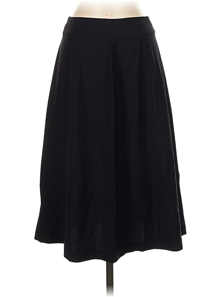 Pre-owned Eileen Fisher Wool Skirt In Blue