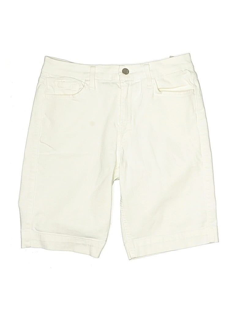 Pre-owned Jen7 By 7 For All Mankind Khaki Shorts In White