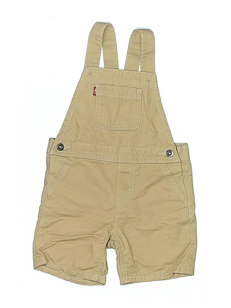 Pre-owned Levi's Kids'  Overall Shorts In Brown