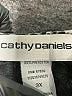 Cathy Daniels 100% Polyester Black 3/4 Sleeve Blouse Size 3X - photo 6