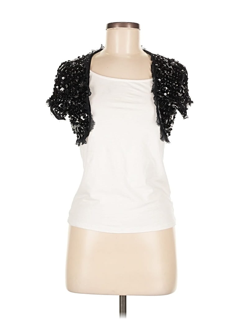 Pre-owned Express Cardigan Sweater In White