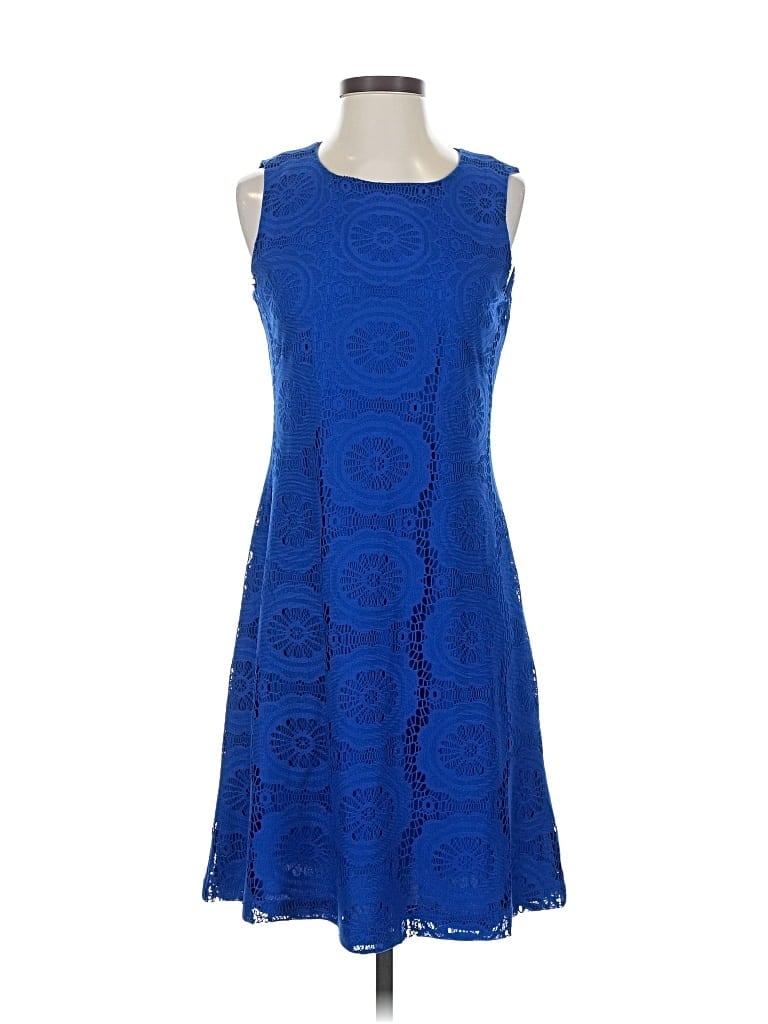 Click to view more detailed imagery on our partner's website Pre-owned Eliza J Cocktail Dress In Blue