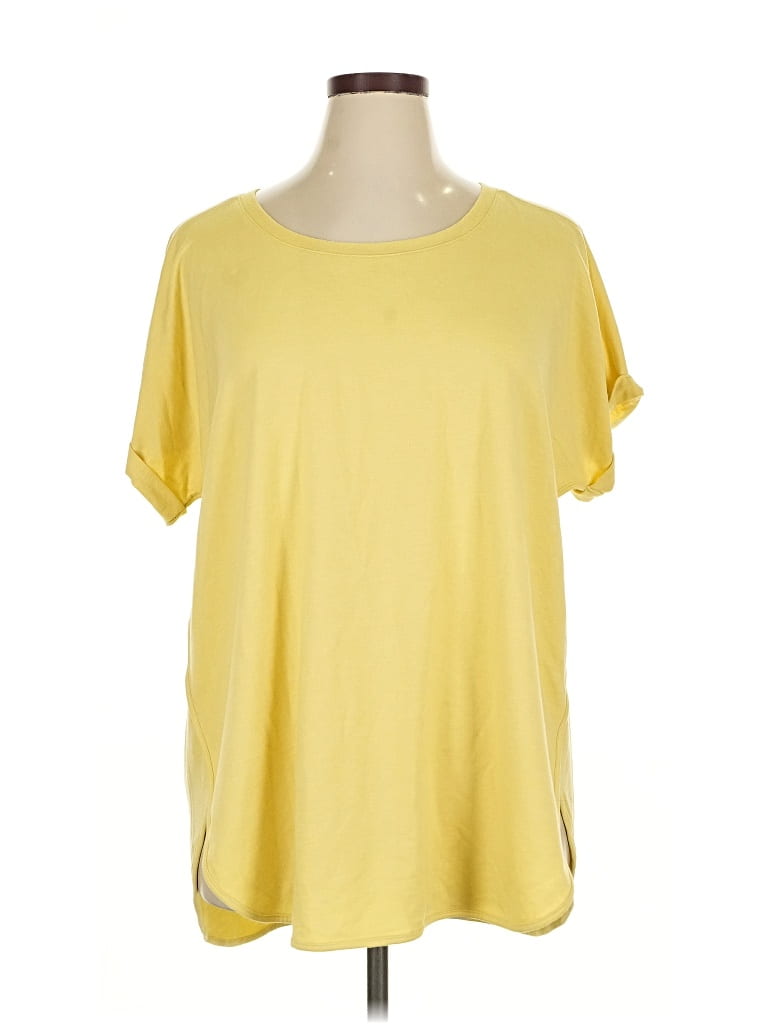 Pre-owned Sonoma Goods For Life Short Sleeve T-shirt In Yellow