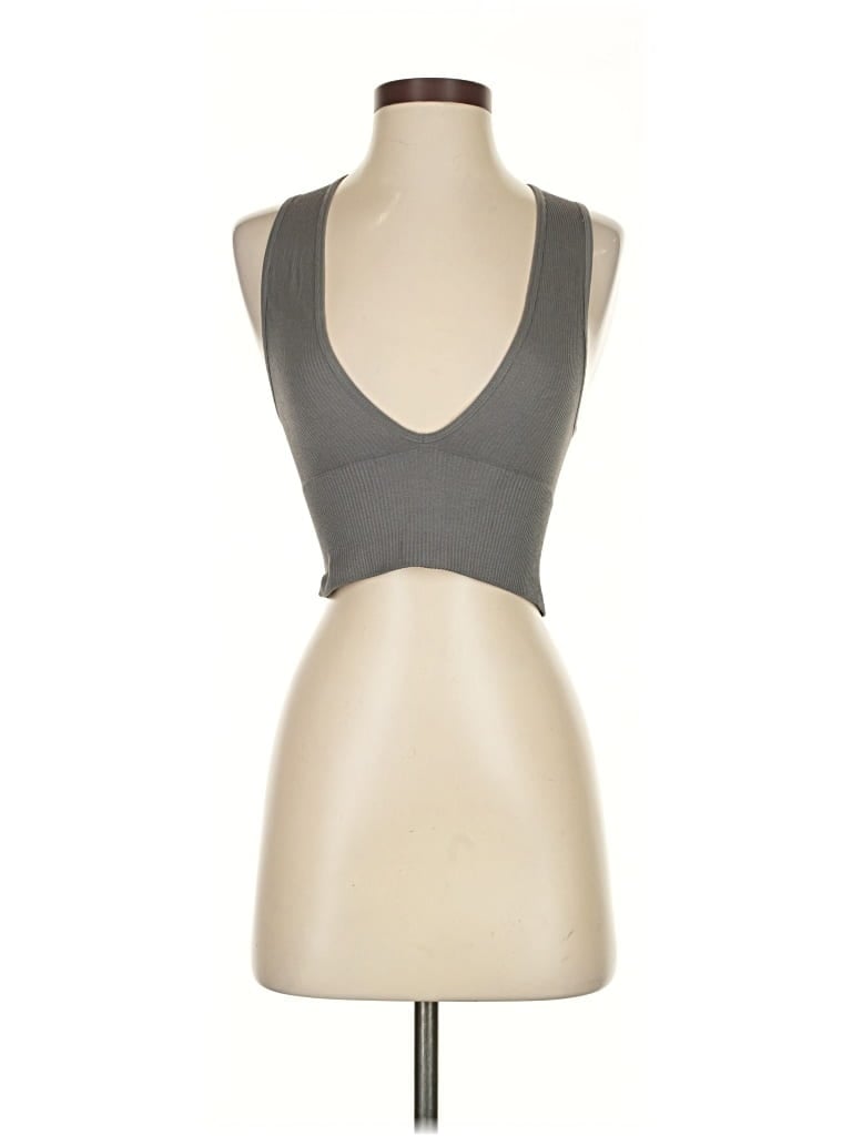 Pre-owned Out From Under Sports Bra In Gray