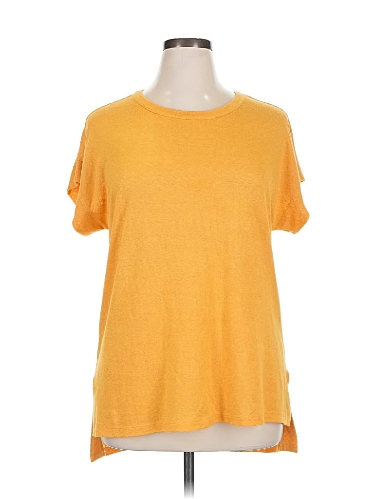 Pre-owned Bobeau Short Sleeve T-shirt In Yellow