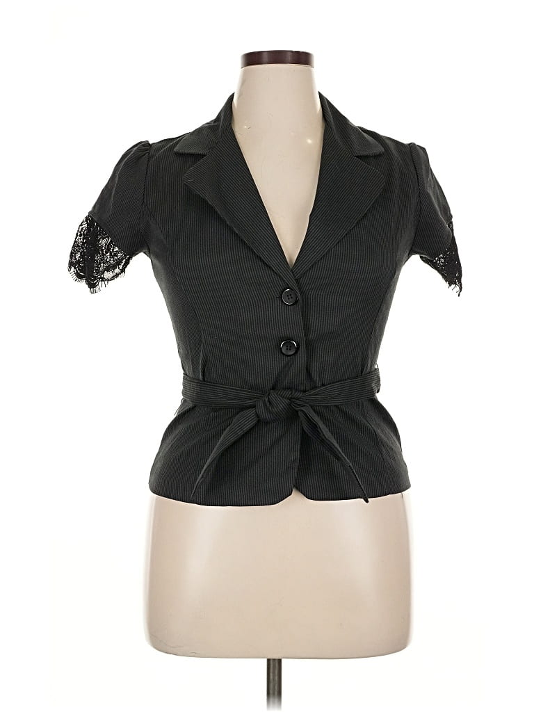 Pre-owned Assorted Brands Blazer Jacket In Black