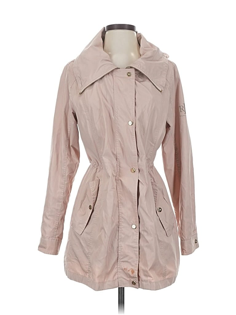 Pre-owned Polo Ralph Lauren Trenchcoat In Pink