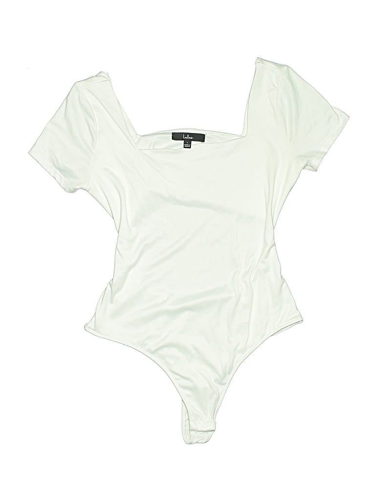 Pre-owned Lulus Bodysuit In White
