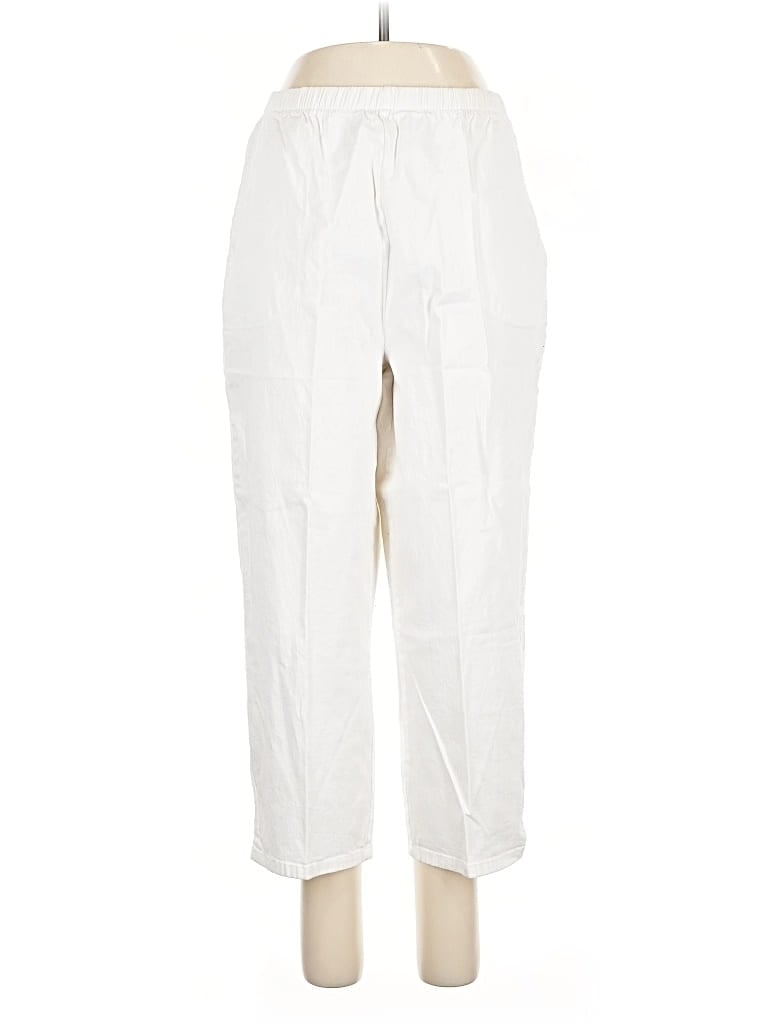 Pre-owned Denim & Co Casual Pants In White