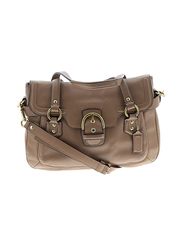 Pre-owned Coach Factory Leather Satchel In Brown