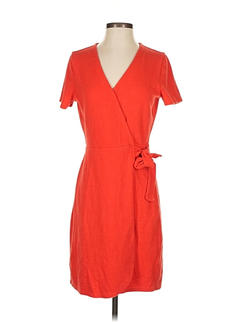 Pre-owned J.crew Factory Store Casual Dress In Orange