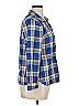 Talbots 100% Cotton Plaid Blue Long Sleeve Button-Down Shirt Size XL (petite) - photo 4