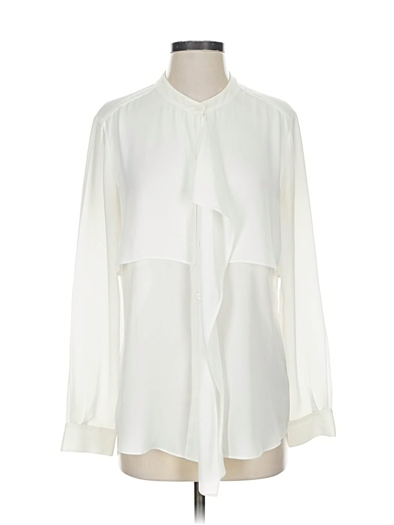 VINCE CAMUTO Pre-owned Long Sleeve Blouse In White