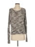 Silence and Noise Metallic Gray Pullover Sweater Size S - photo 1