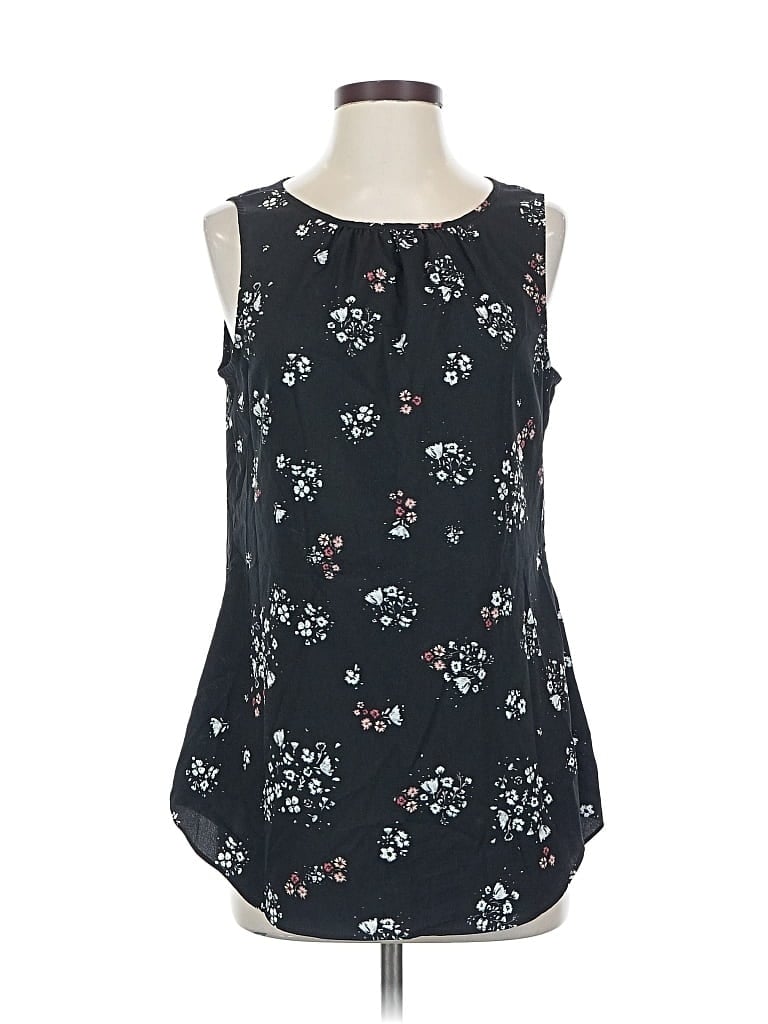 Pre-owned Cabi Sleeveless Blouse In Black