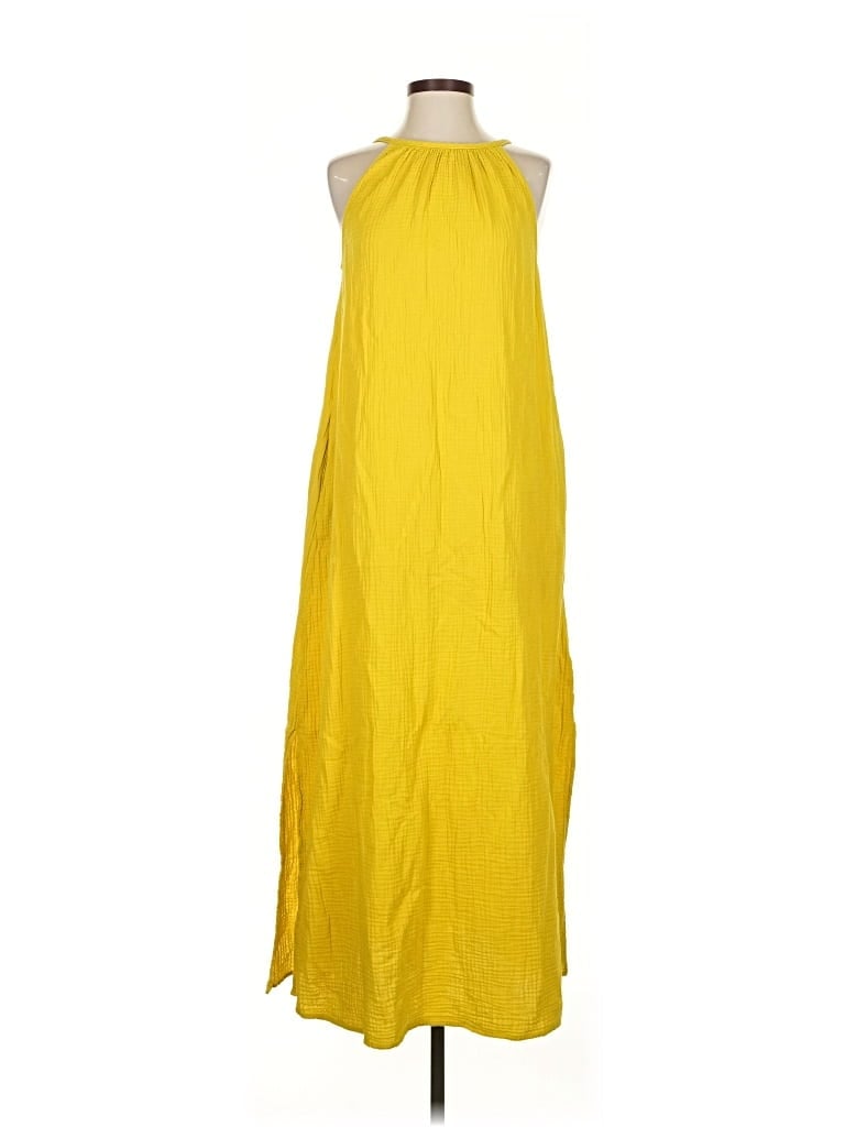 Pre-owned Universal Thread Casual Dress In Yellow