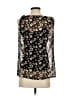 W by Worth 100% Polyester Black Long Sleeve Blouse Size 2 - photo 2