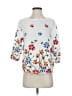 Kindred 100% Polyester White 3/4 Sleeve Blouse Size S - photo 1
